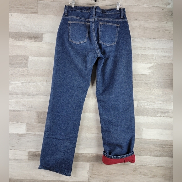 Vintage Cabela's Fleece Lined Straight-leg Jeans Women's Size 8 (more like a 6) - Picture 12 of 14